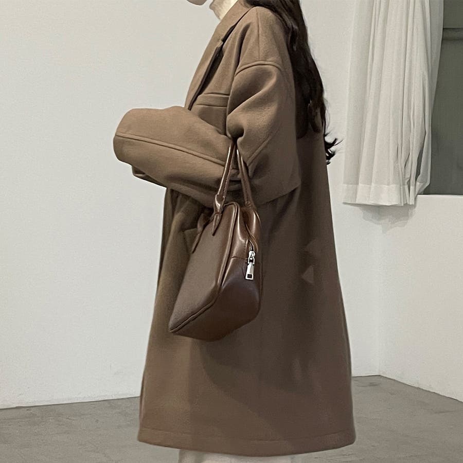 Louere オーバーサイズミドル丈コート[品番：AMTW0004982