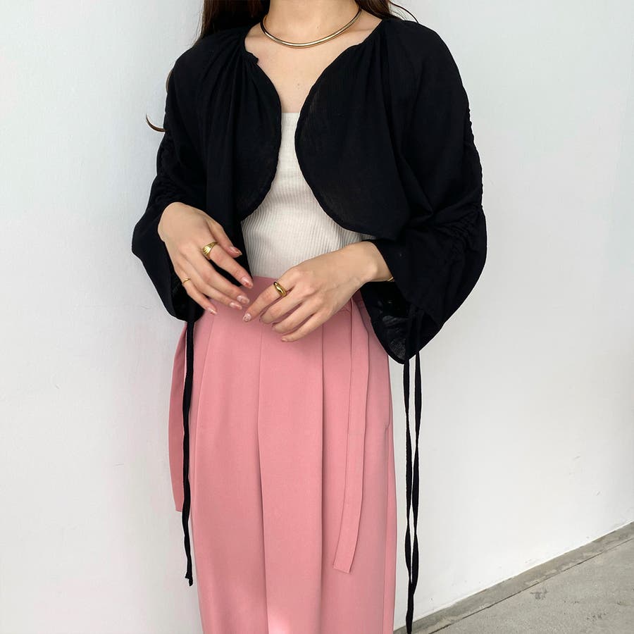 aliceauaa ガーゼショートボレロ白