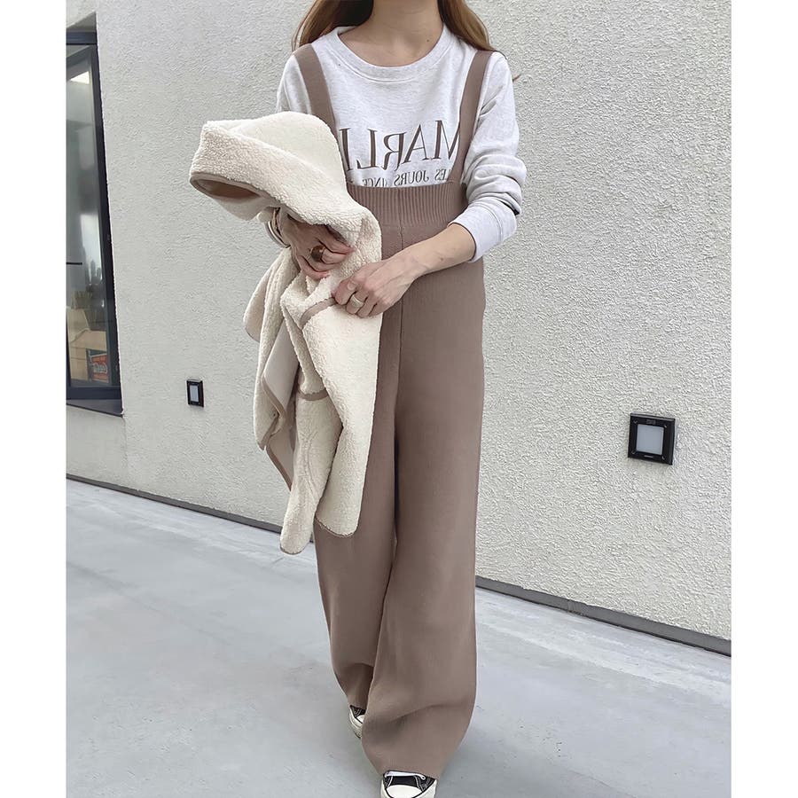 若者に人気のブランド タグつき）Machatt 新品 2Wayサロペット つぶやき ベージュ パンツ