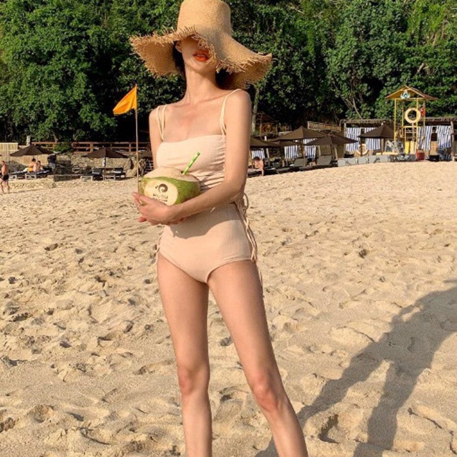 PUI ribbon swim suit Pui サイドリボン 水着 楽天市場】水着 シンプル