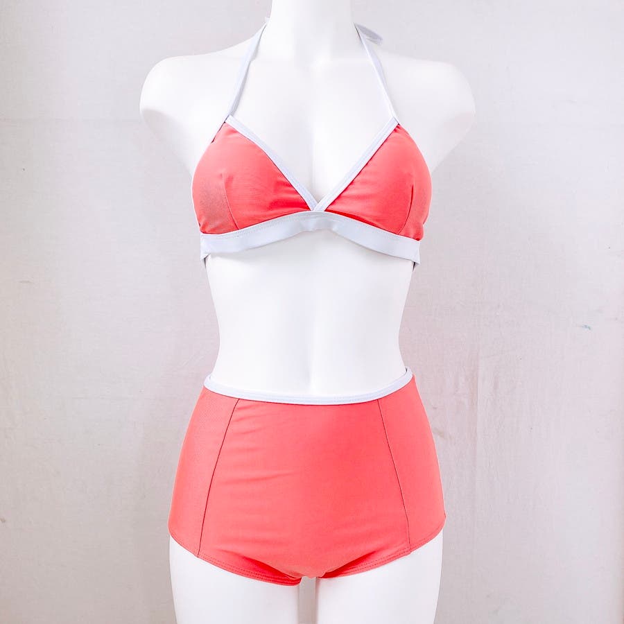 水着 ホワイトラインクロスビキニ/水着[品番:ORPW0002310 水着 ホワイトラインクロスビキニ/水着[品番:ORPW0002310