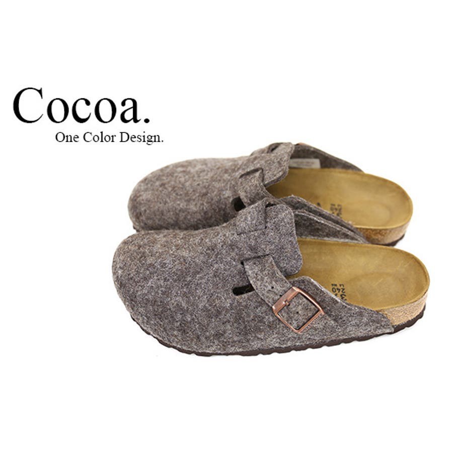 BIRKENSTOCK ビルケンシュトック】ほっこりフェルトサボサンダル(BO