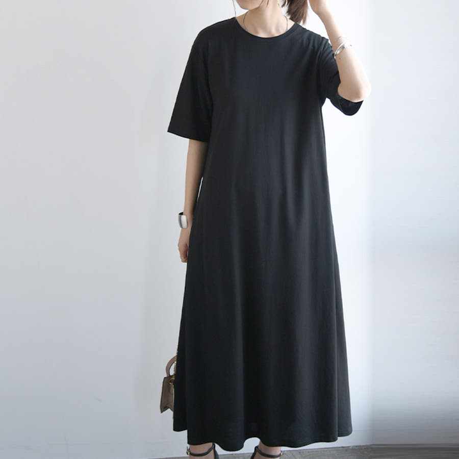 バックタックAラインワンピース[品番：ZX000006697]｜and it