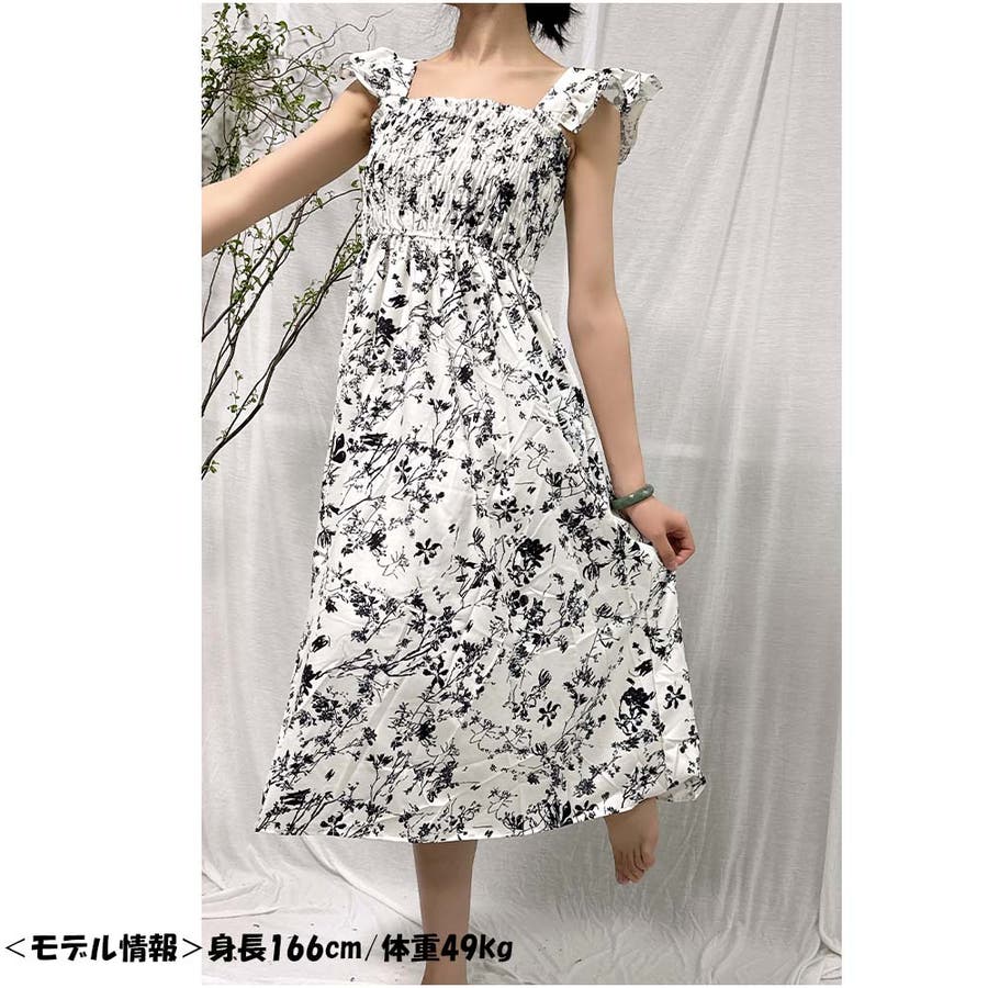 【新品・タグ付】IENA イエナ スクエアネック七分袖ロングワンピース M 花柄 楽天市場】大きいサイズ レディース ワンピース スクエアネック