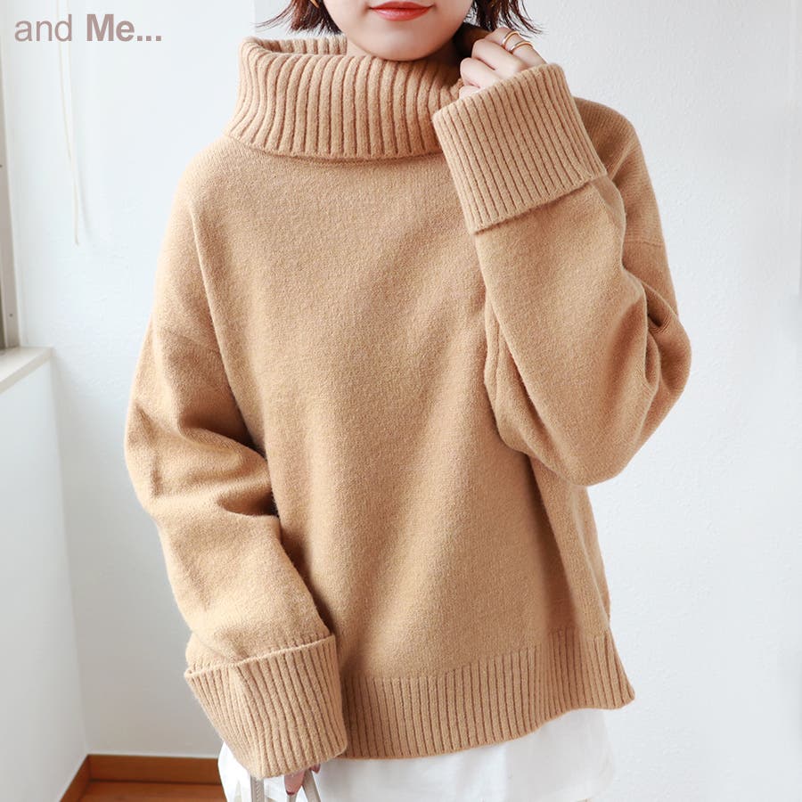 オフタートル オーバーサイズ ニット 品番 Az And Me アンドミー のレディース ファッション通販 Shoplist ショップリスト