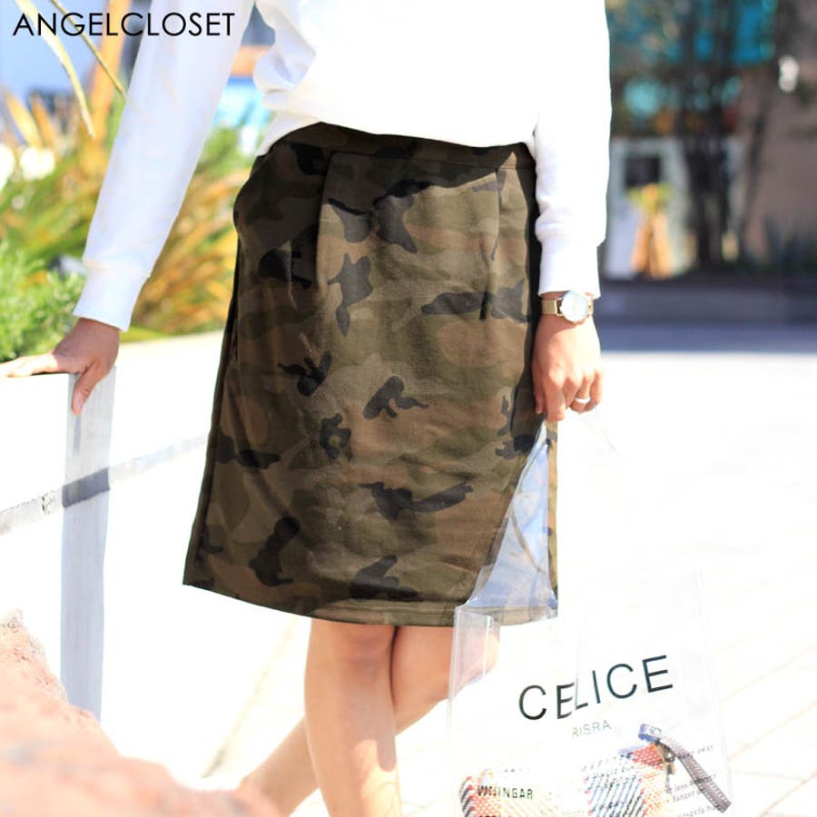 迷彩スカート ストレッチ 迷彩柄 品番 Agcw Angelcloset エンジェルクローゼット のレディースファッション 通販 Shoplist ショップリスト