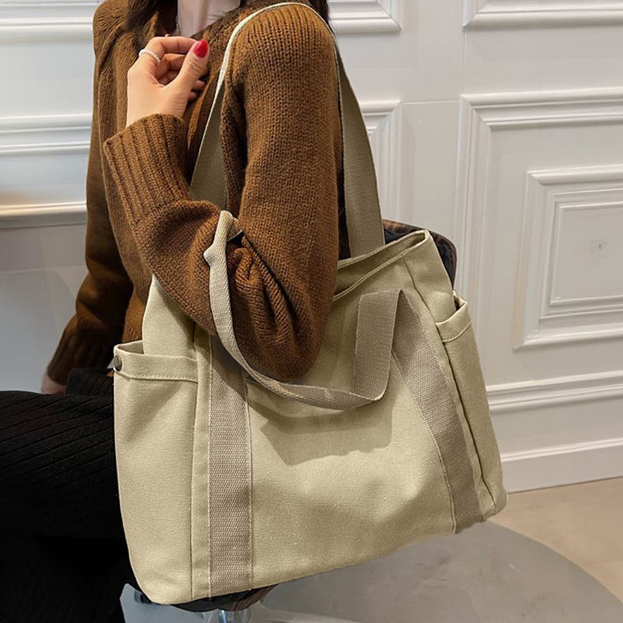 キャンバス トートバッグ レディース[品番:AGCW0003510 キャンバス トートバッグ レディース[品番:AGCW0003510