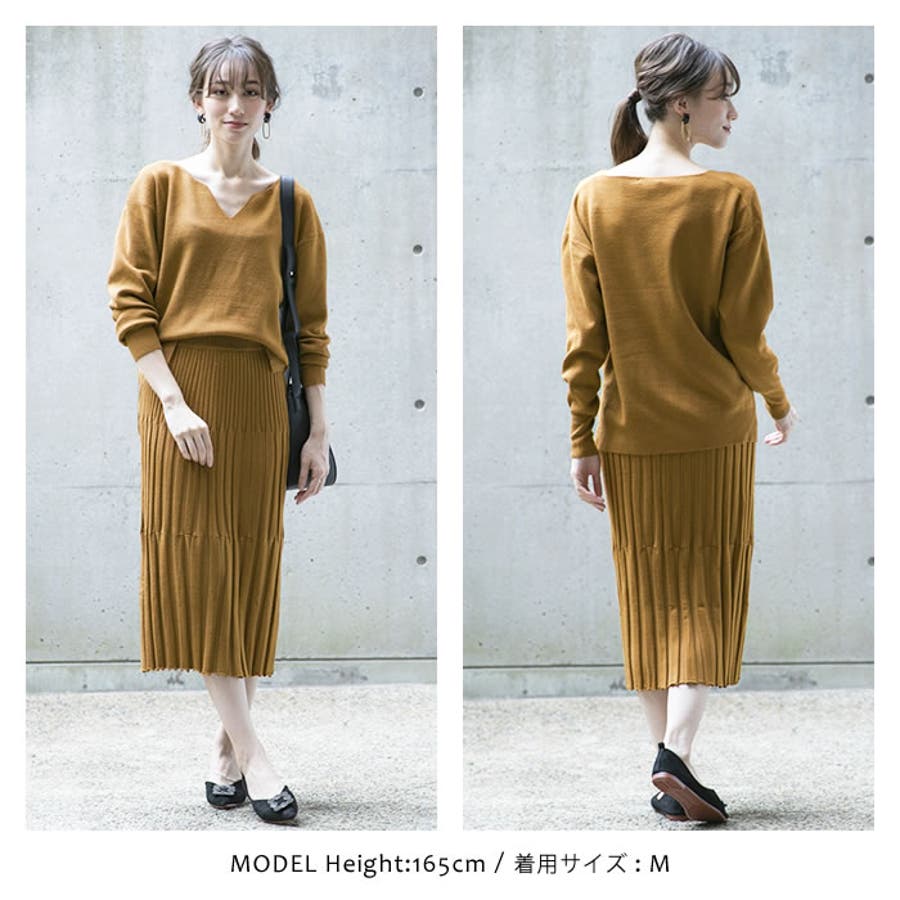 ニット セットアップ トップス[品番：QU000006246]｜aquagarage