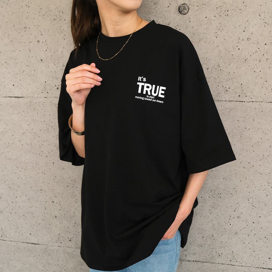 オーバーサイズロゴTシャツ ユニセックス 春 夏 M[品番 オーバーサイズロゴTシャツ ユニセックス 春 夏 M[品番