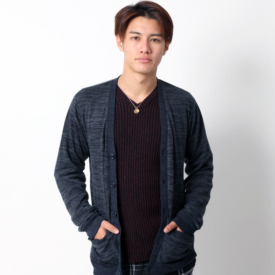 カーディガン メンズ ミル天竺 カーデ 杢調 柔らか イン トップス 春 秋 品番 Rq Arcade アーケード のメンズ ファッション通販 Shoplist ショップリスト