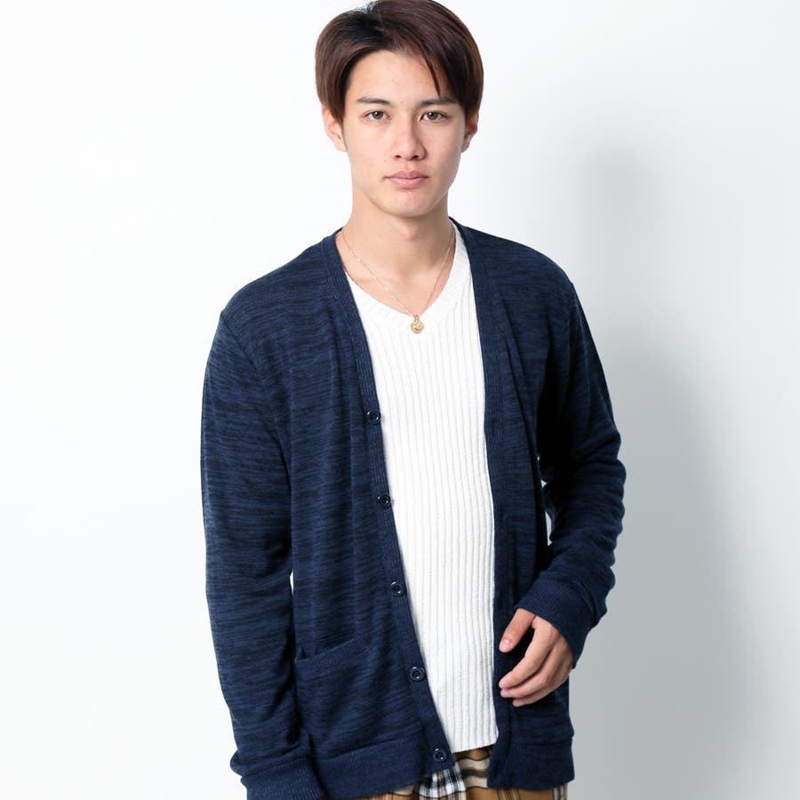 カーディガン メンズ ミル天竺 カーデ 杢調 柔らか イン トップス 春 秋 品番 Rq Arcade アーケード のメンズ ファッション通販 Shoplist ショップリスト