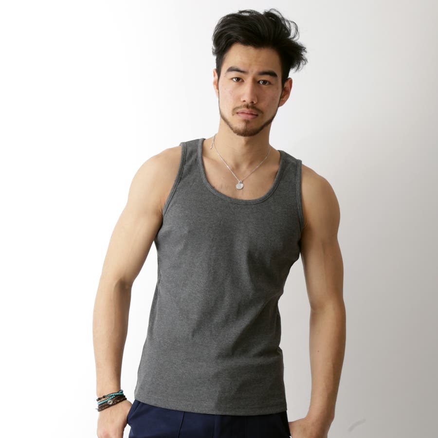 タンクトップ メンズ ノースリーブ[品番：RQ000002268]｜ARCADE