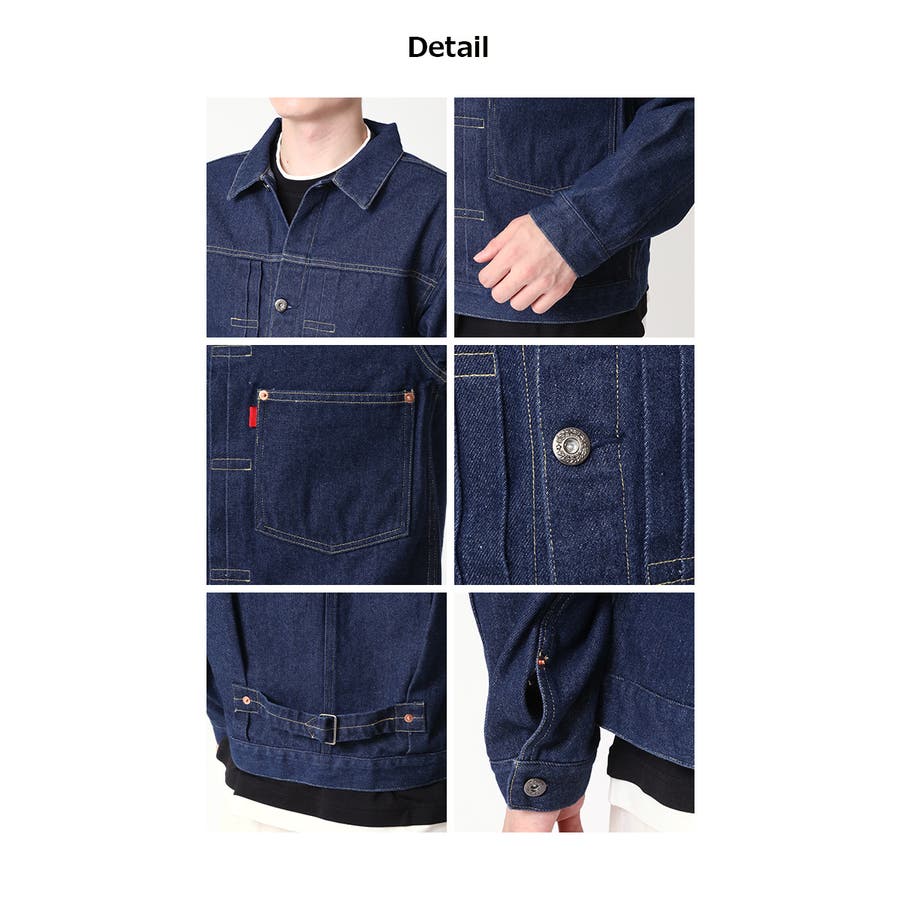 デニムジャケット Gジャン メンズ[品番：RQ000009556]｜ARCADE