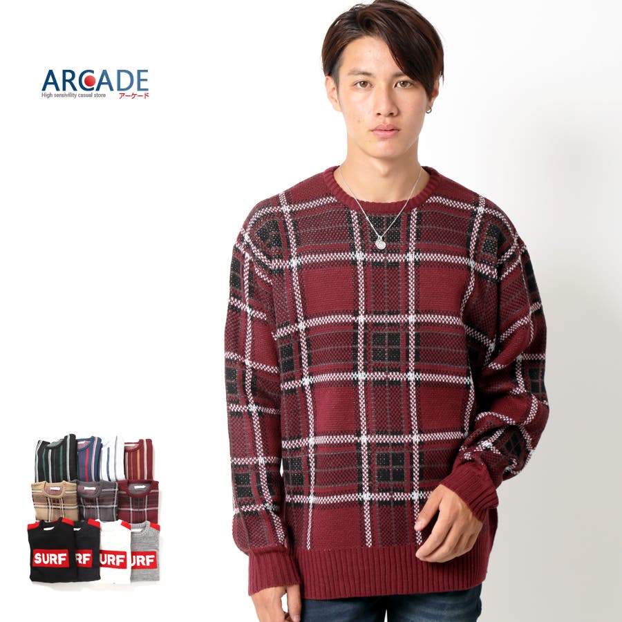 ニット メンズ ルーズシルエット 品番 Rq Arcade アーケード のメンズファッション通販 Shoplist ショップリスト