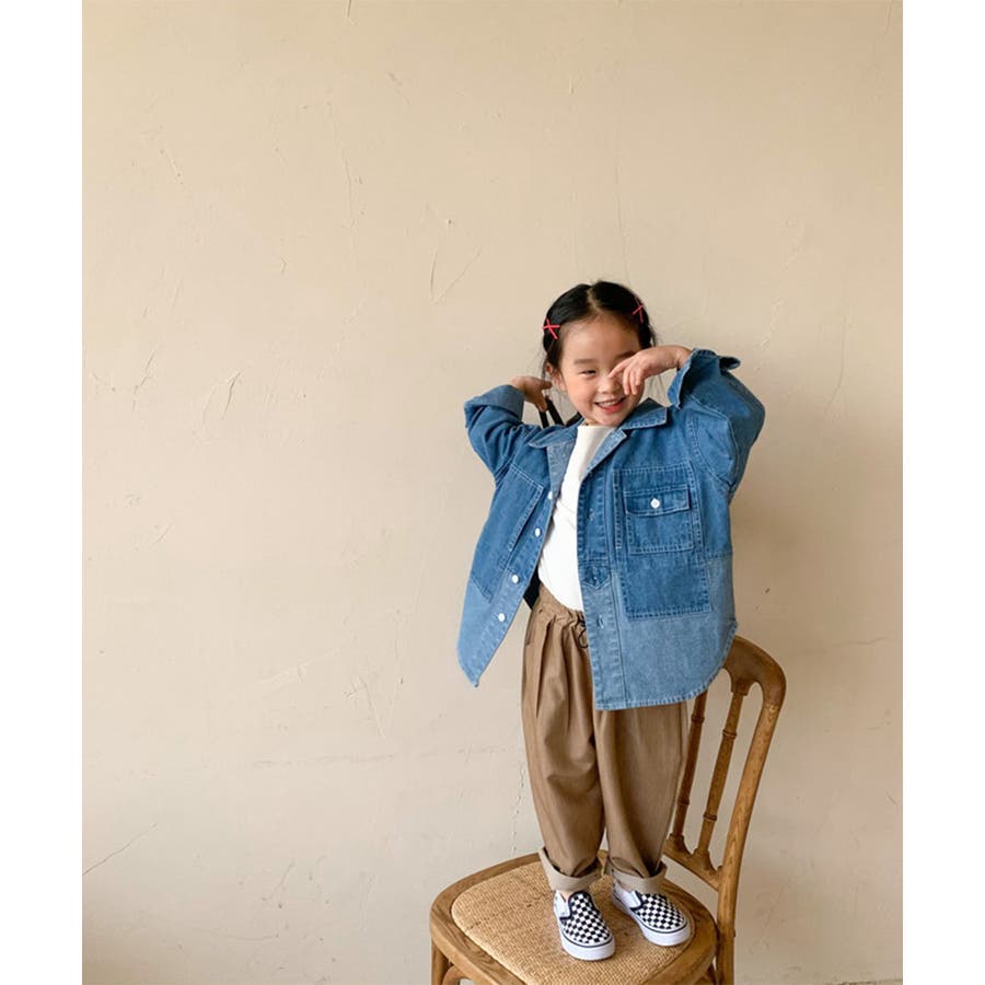 デニムシャツキッズファッション韓国子供服 春夏 KIDS[品番：ARGW0004483]｜ARGO TOKYO【KIDS】（アルゴトキョーキッズ）の キッズファッション通販｜SHOPLIST（ショップリスト）