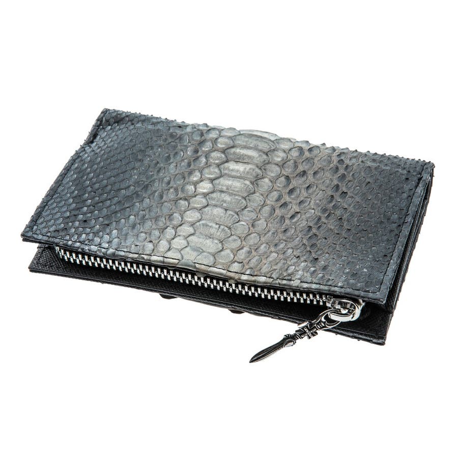 アルテミスクラシック グレーパイソンミディアムウォレット[品番