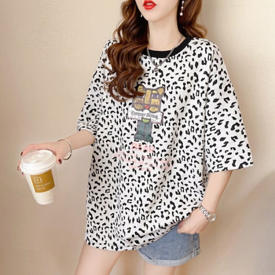 レオパード柄 Tシャツ レディース[品番：AMVW0000550]｜Belle