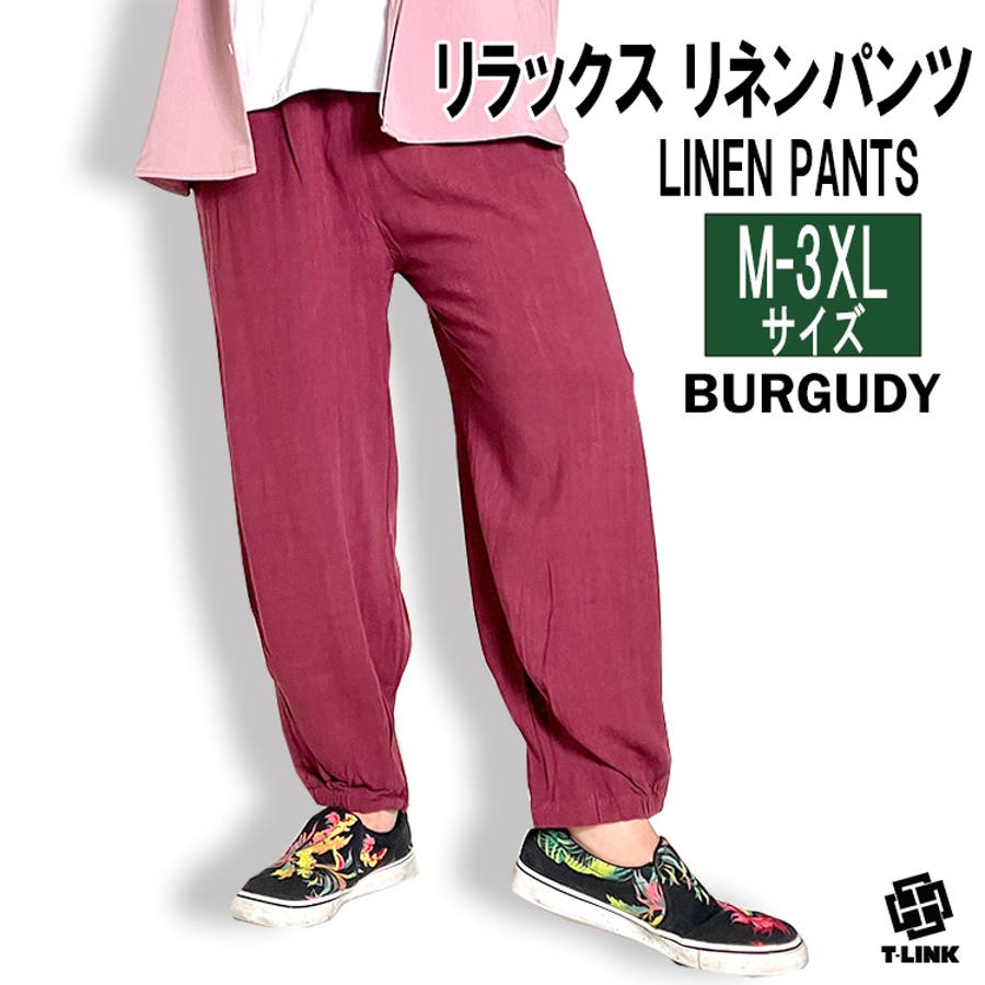 リネン イージーパンツ M[品番：TLKM0001742]｜T-LINK（ティー