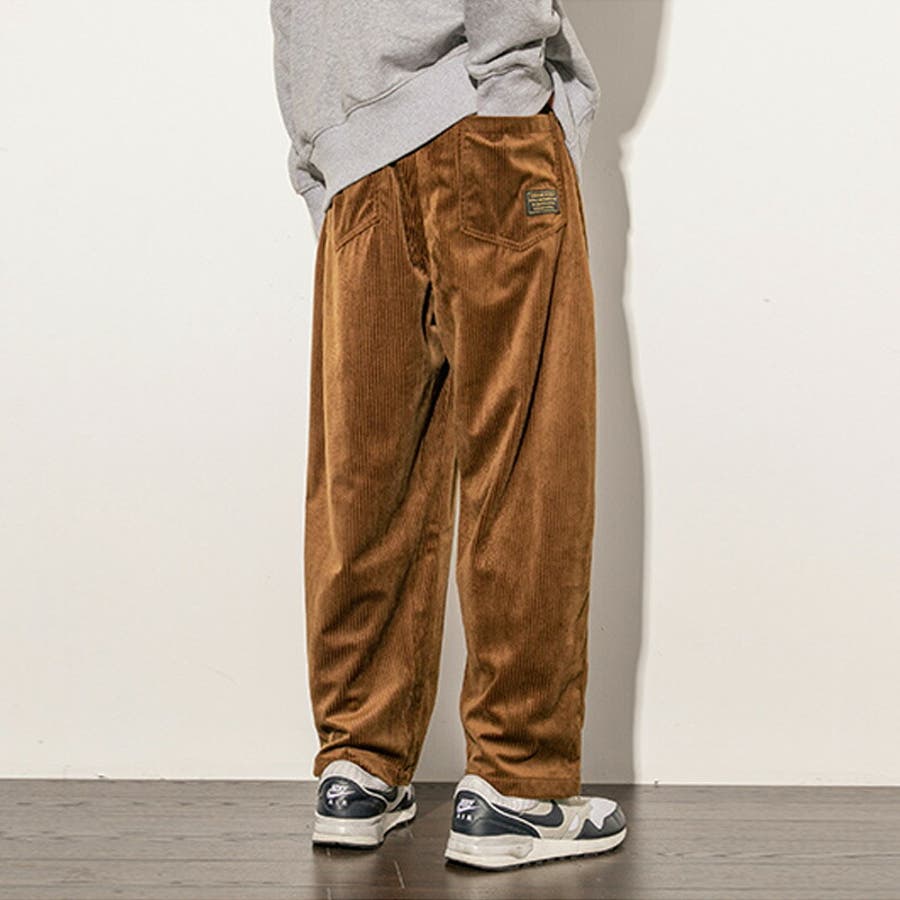 ストレッチ コーデュロイパンツ ゆったり[品番：TLKM0008816]｜T-LINK