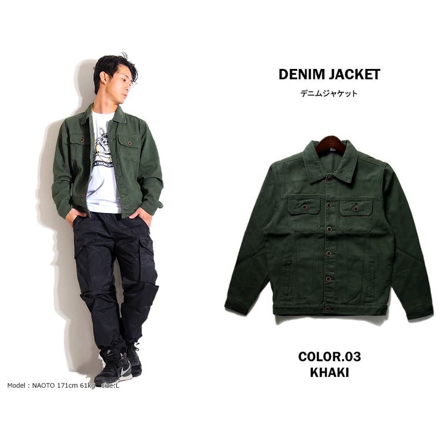 デニムジャケット Gジャン 全3色 品番 Tlkm T Link ティーリンク のメンズファッション通販 Shoplist ショップリスト