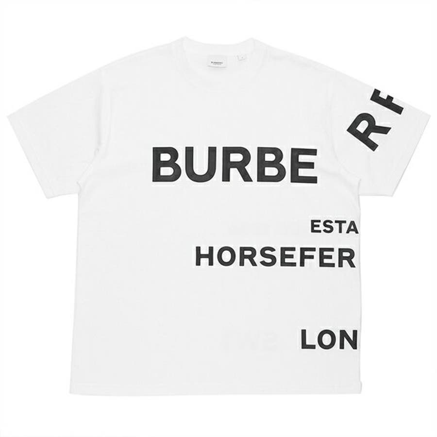 BURBERRY (バーバリー) ビッグEKDプリント クルーネック 半袖 T