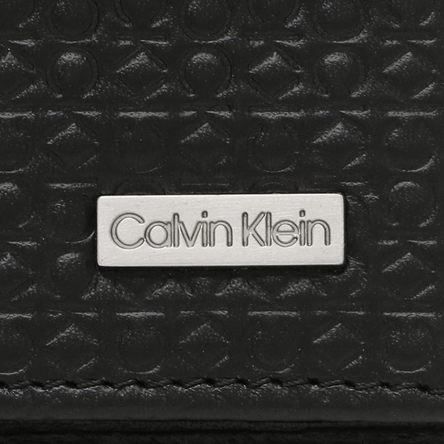 【新品】カルバンクライン 長財布 ウォレット シンプル CKロゴ 黒 ブラック カルバンクライン Calvin Klein CK 二つ折り長財布 メンズ