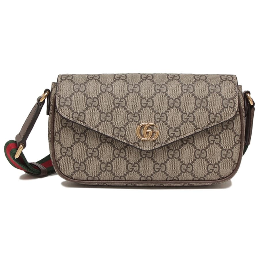 GUCCI【グッチ】モノグラム フラット・メッセンジャーバッグ