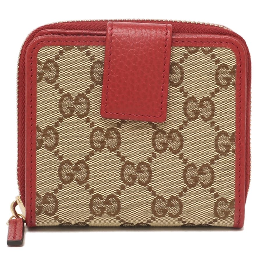 限定品 GUCCI 二つ折り財布 エナメルレッド 203549•4276 - メルカリ