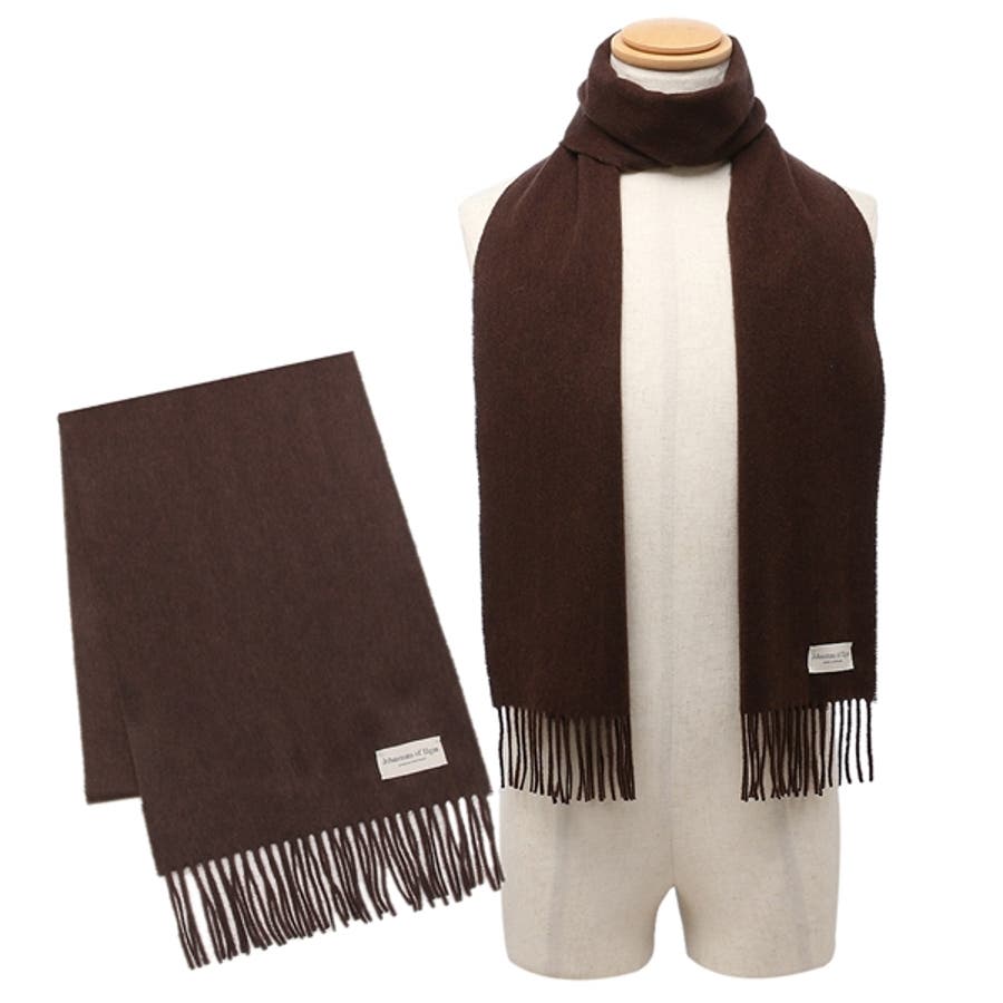 ジョンストンズ　マフラー ジョンストンズ マフラー ブラウン[品番：AXEB0029608]｜AXES