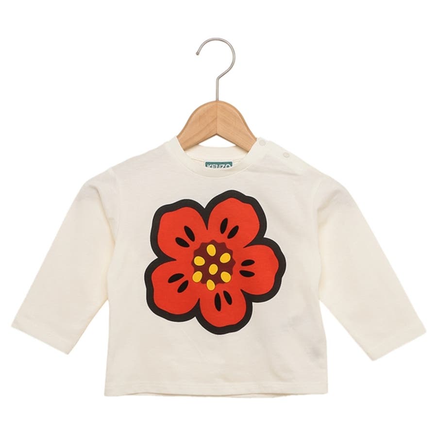 ケンゾー 子供服 Tシャツ カットソー タイガーモチーフ ホワイト メンズ レディース ユニセックス KENZO K60740 121