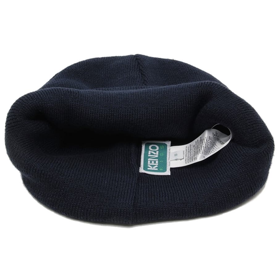 帽子 genzero ケンゾー 帽子 ニット帽子 ネイビー キッズ KENZO K60604 84A[品番