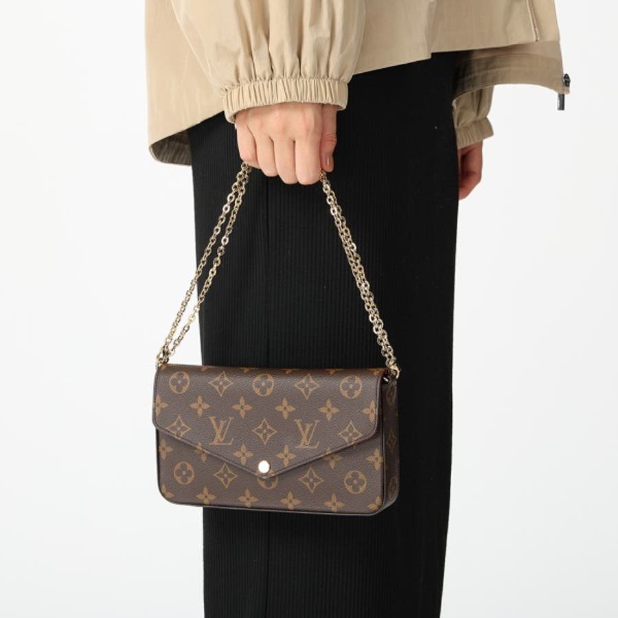 自宅保管 LV ポシェットフェリシー ショルダーバッグ ブラック LOUIS VUITTON LV ルイ・ヴィトン モノグラム アンプラント