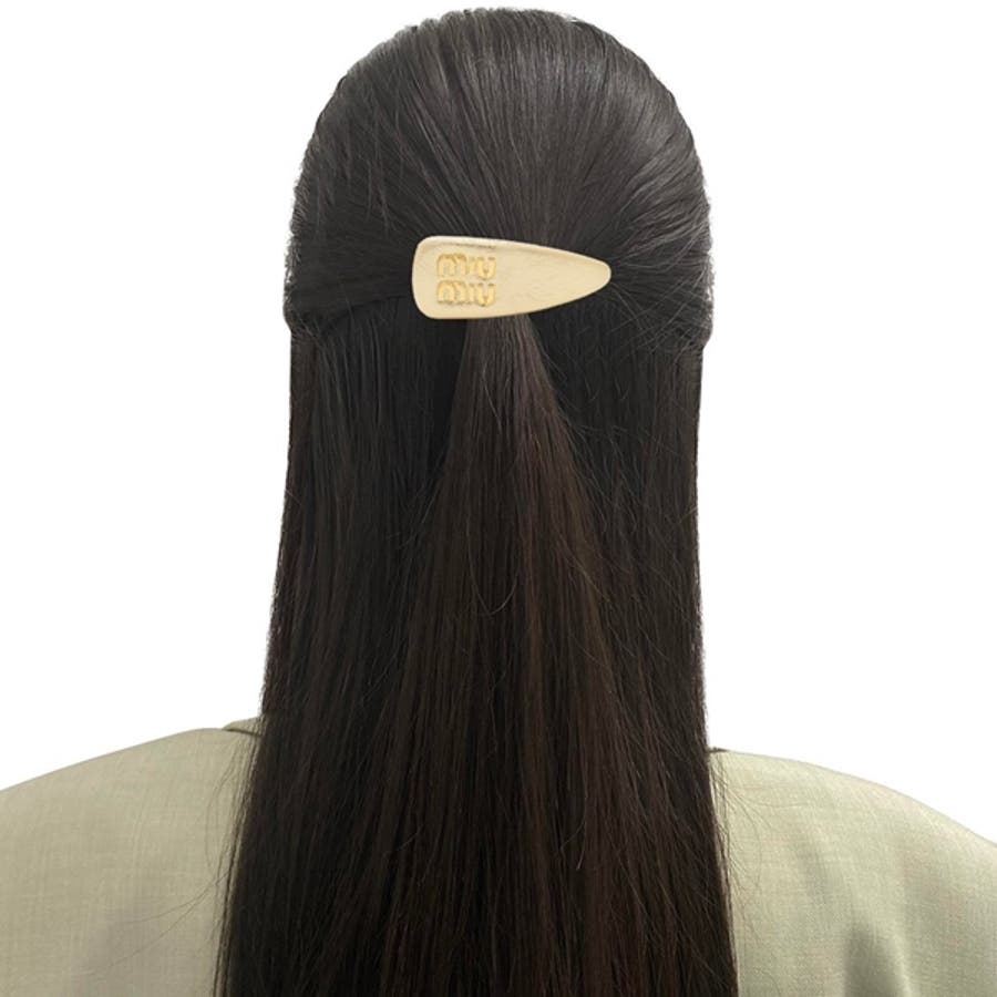 ミュウミュウ ヘアアクセサリー ヘアクリップ[品番:AXEB0036681 ミュウミュウ ヘアアクセサリー ヘアクリップ[品番:AXEB0036681