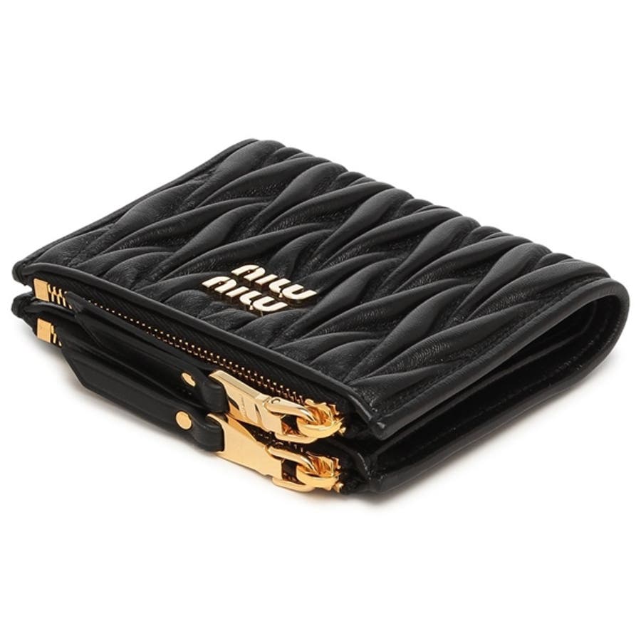 ミュウミュウ 二つ折り財布 マテラッセ[品番：AXEB0037803]｜AXES