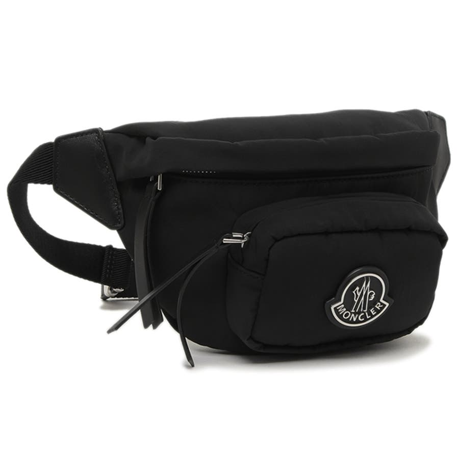 kii　正規品 モンクレール　ウエストバッグ　ボディバッグ　本革　レザー モンクレール ボディバッグ ブラック[品番：AXEB0034589]｜AXES