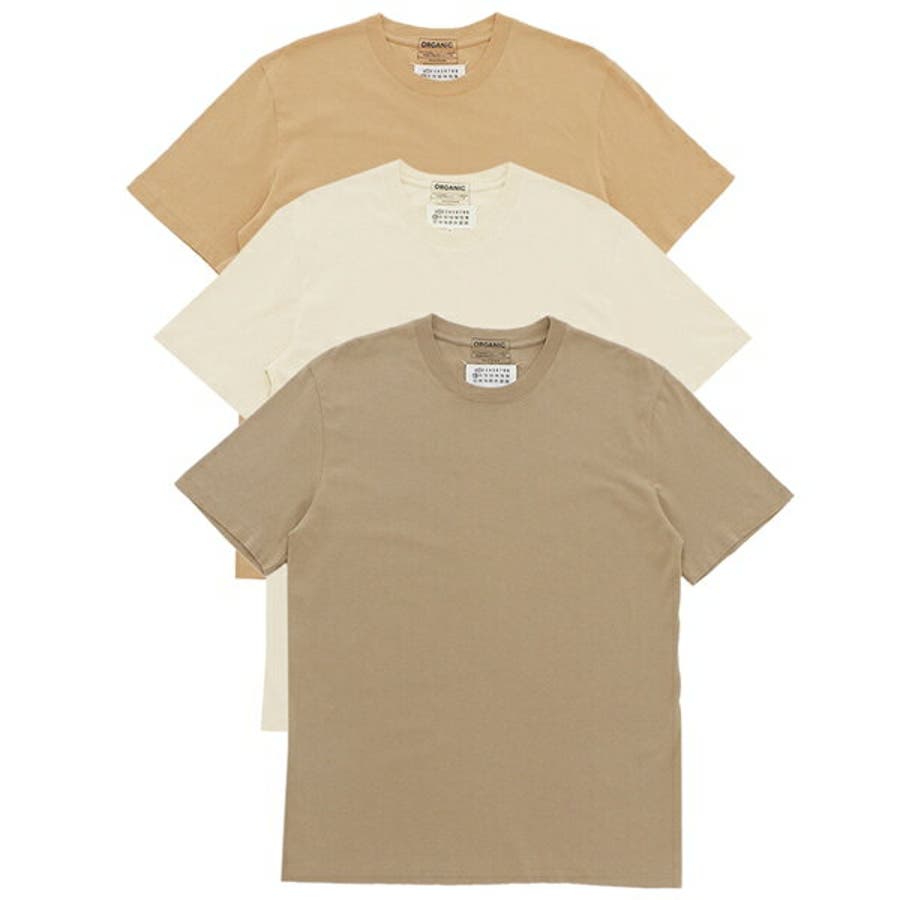 【おトク】 メゾンマルジェラ Tシャツ ベージュ[品番：AXEB0022815]｜AXES トップス