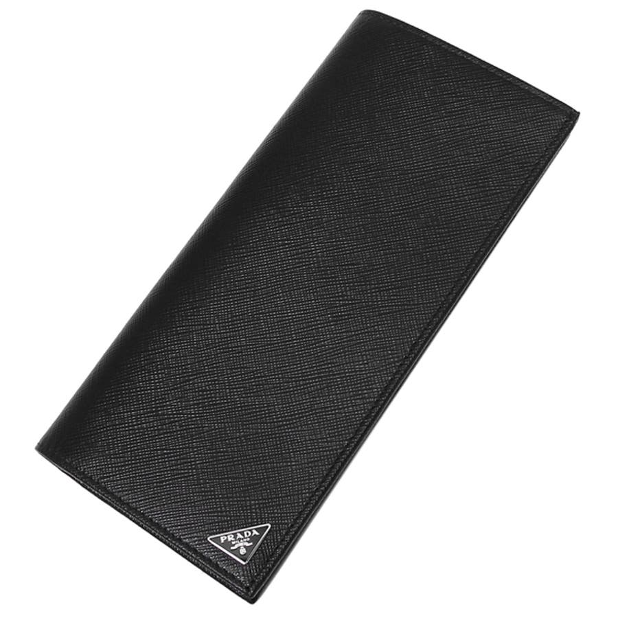 プラダ メンズ 長財布 PRADA 2MV836 QHH F0002 ブラック[品番
