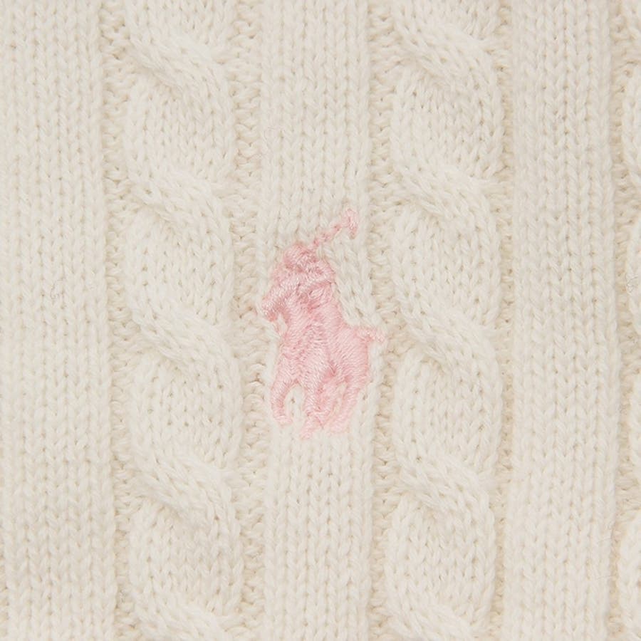 ポロラルフローレン ベビー服 ケーブルニットカーディガン[品番