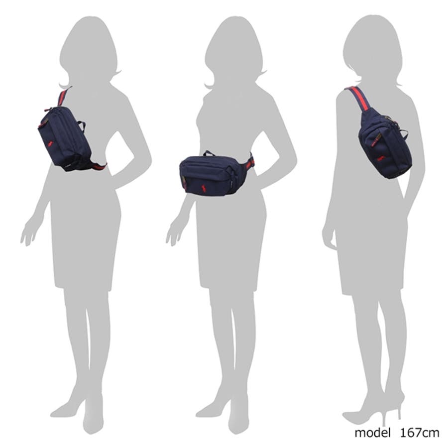 ポロラルフローレン ボディバッグ ネイビー[品番：AXEB0032703