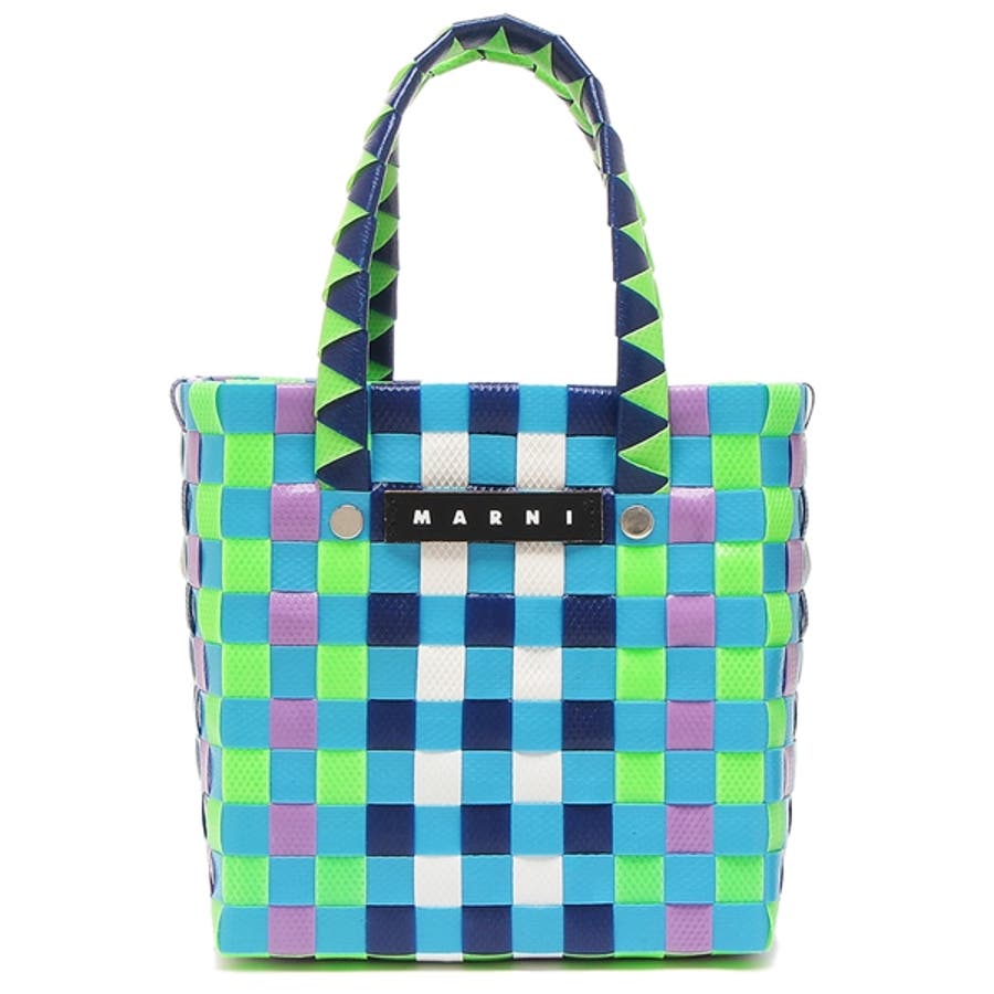 MARNI チェック柄 かごバッグ - メルカリ