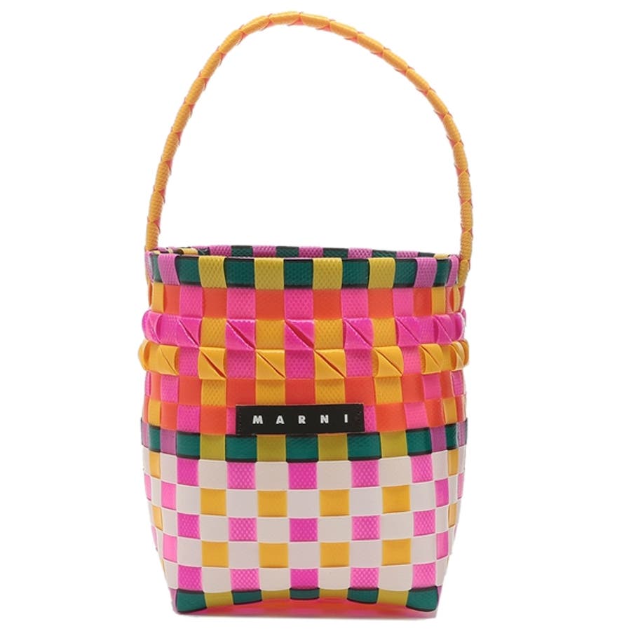美品　マルニ　カゴバック　正規品 MARNI マルニ かごバッグ MARCEL マルセル BMMP0024U0 P3860