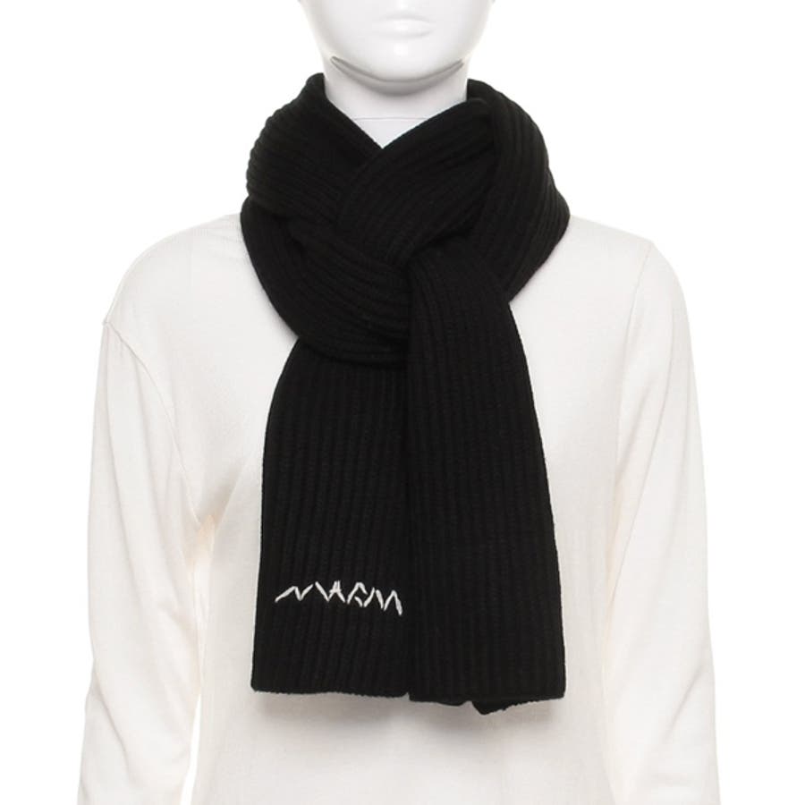 マルニ マフラー ロゴ刺繍入り[品番：AXEB0038957]｜AXES（アクセス