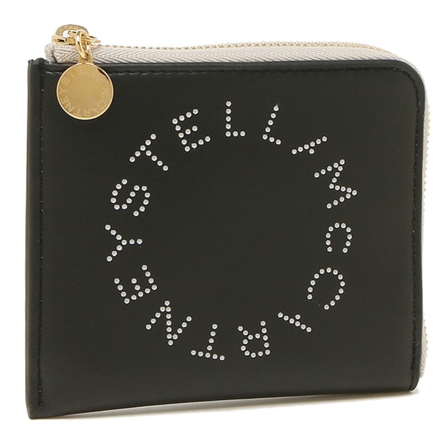STELLA McCARTNEY コインケース 黒/グレー ステラ・マッカートニー(STELLA McCARTNEY) 小銭入れ・コイン