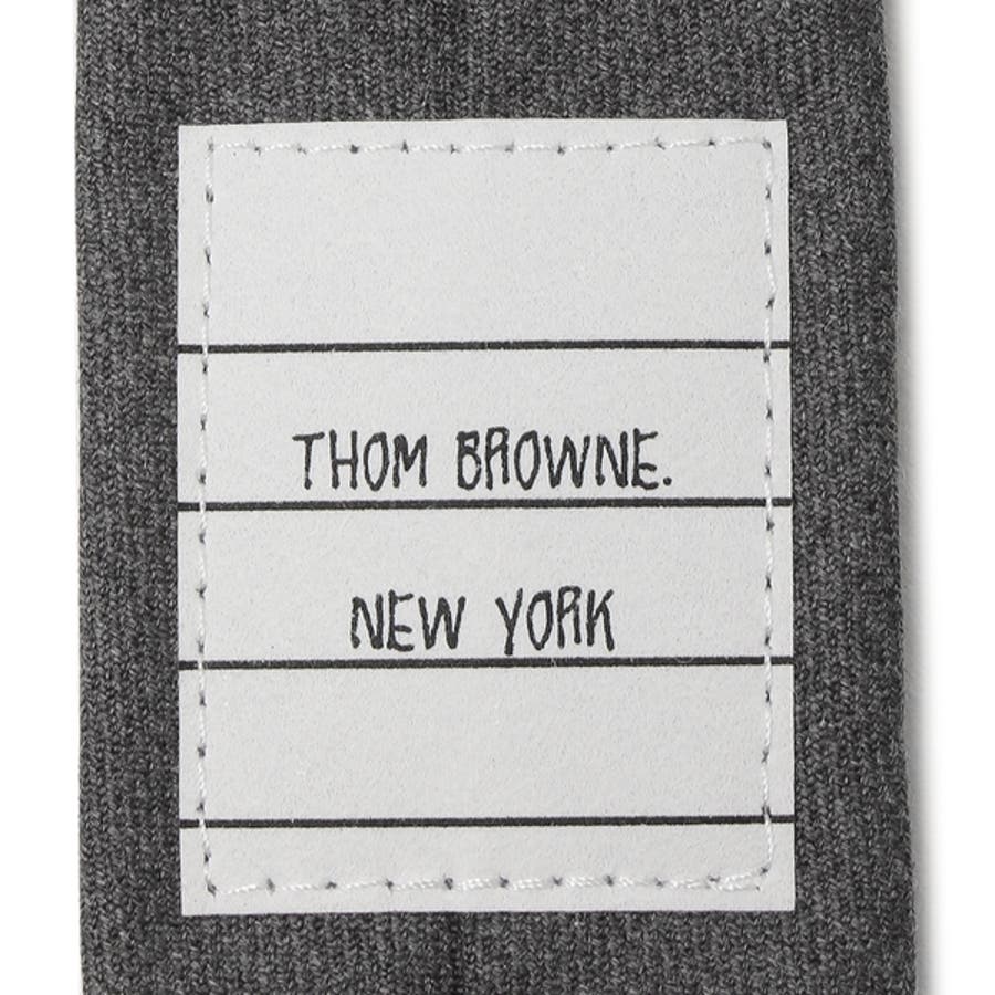 THOM BROWNE グレー細身ネクタイ THOM BROWNE トムブラウン BROWNE. ネクタイ グレー メンズ