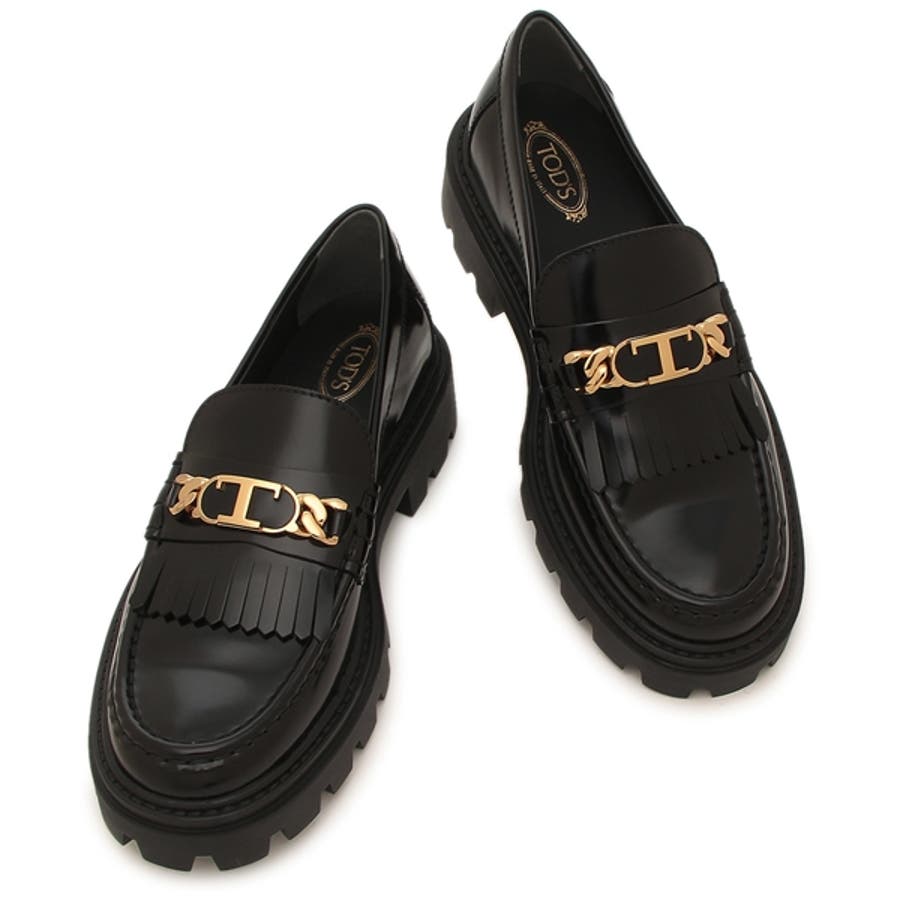 トッズ ローファー TOD'S TODS トッズ ローファー XXW08J0GF80SHA Tチェーン メタル