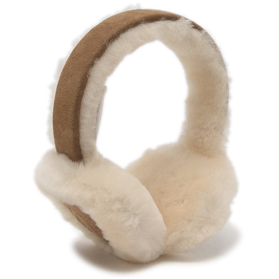 未使用アグ UGG シープスキン　みムートン　イヤーマフ　Burnt Cedar 未使用アグ UGG シープスキン みムートン イヤーマフ Burnt