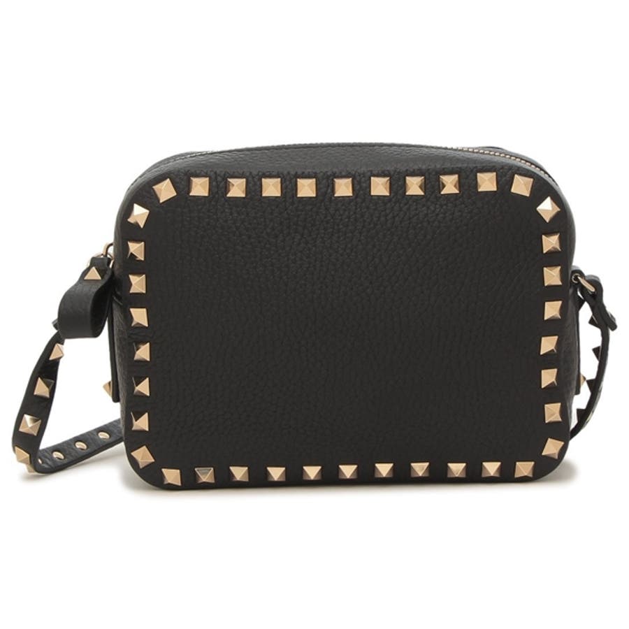 美品　ヴァレンティノ　VALENTINO　ロックスタッズエナメル　35.5 ヴァレンティノ ハンドバッグ ショルダーバッグ ロックスタッズ