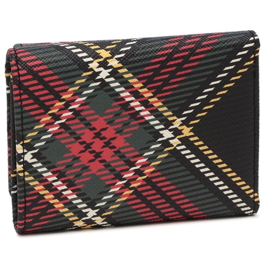 yama】ヴィヴィアン チェック柄レザー三つ折り財布 yama】ヴィヴィアン