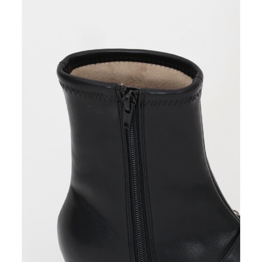 パールバックル付ミドルブーツ[品番：IGAW0004299]｜axes femme