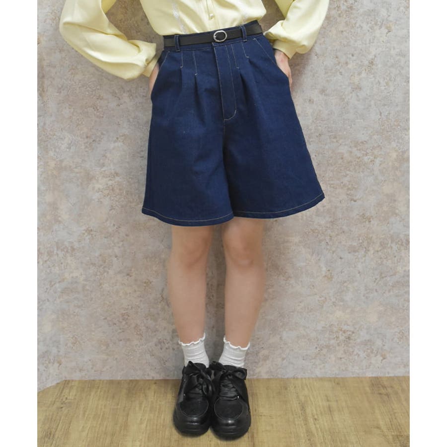 デニムキュロットパンツ[品番：IGAW0006246]｜axes femme